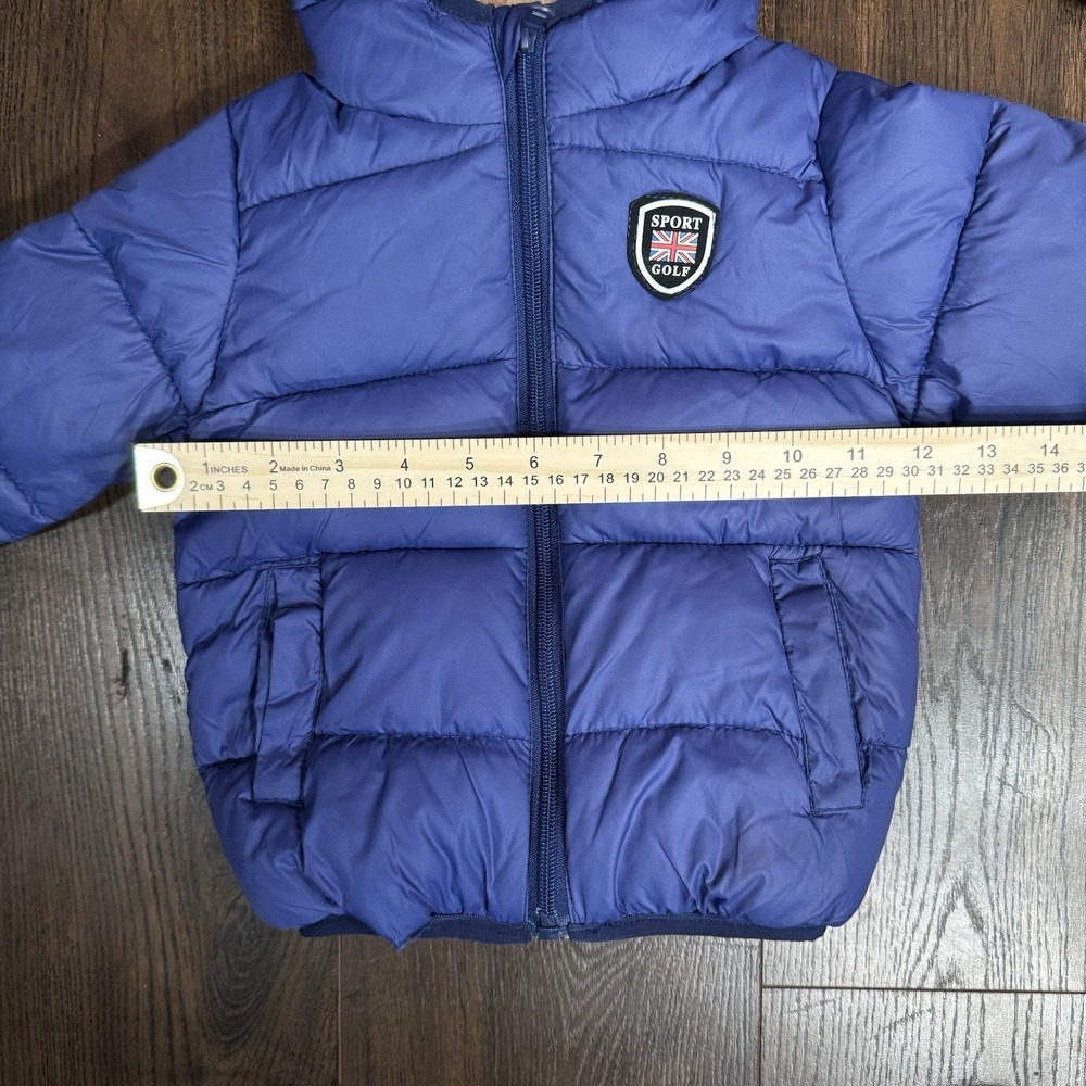 Toddler Sport Golf Blue Winter/Snow Puffer Jacket Size 2 T - Picture 6 of 8
